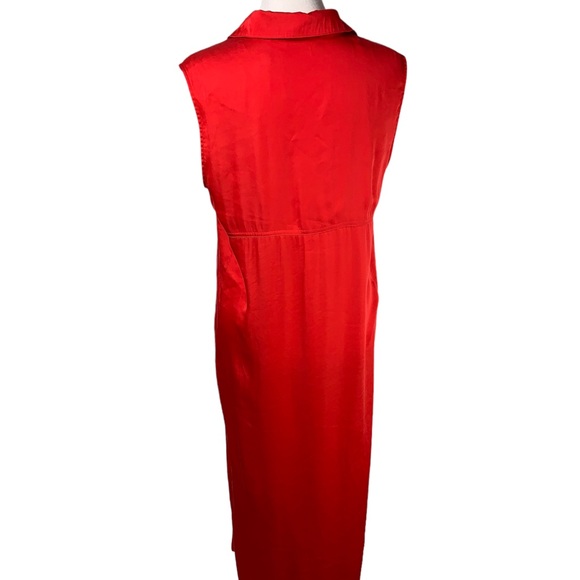 Chico’s BLACK LABEL Silky Utility Modern Midi Dress - Picture 4 of 16